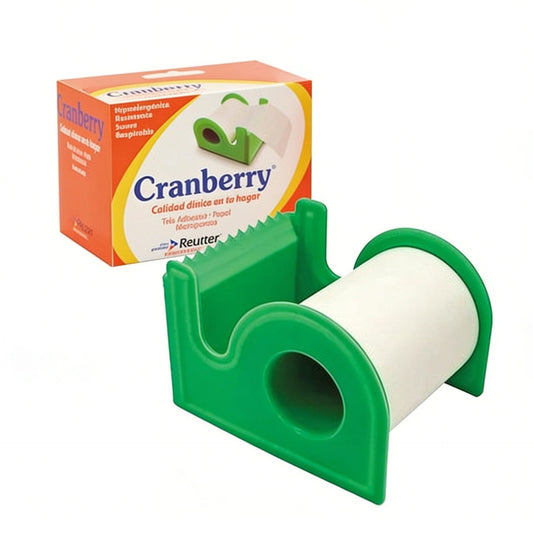 Cranberry Tela Adhesiva "Papel Microporosa Blanca" 5 cm x 9 m REUTTER