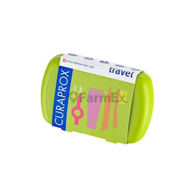 Curaprox "Travel Set verde" x 3 accesorios en su interior Curaprox