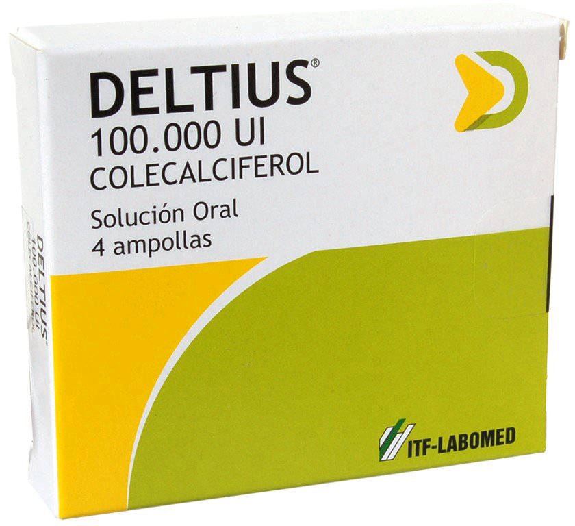 Deltius 100.000 U.I x 4 ampollas.