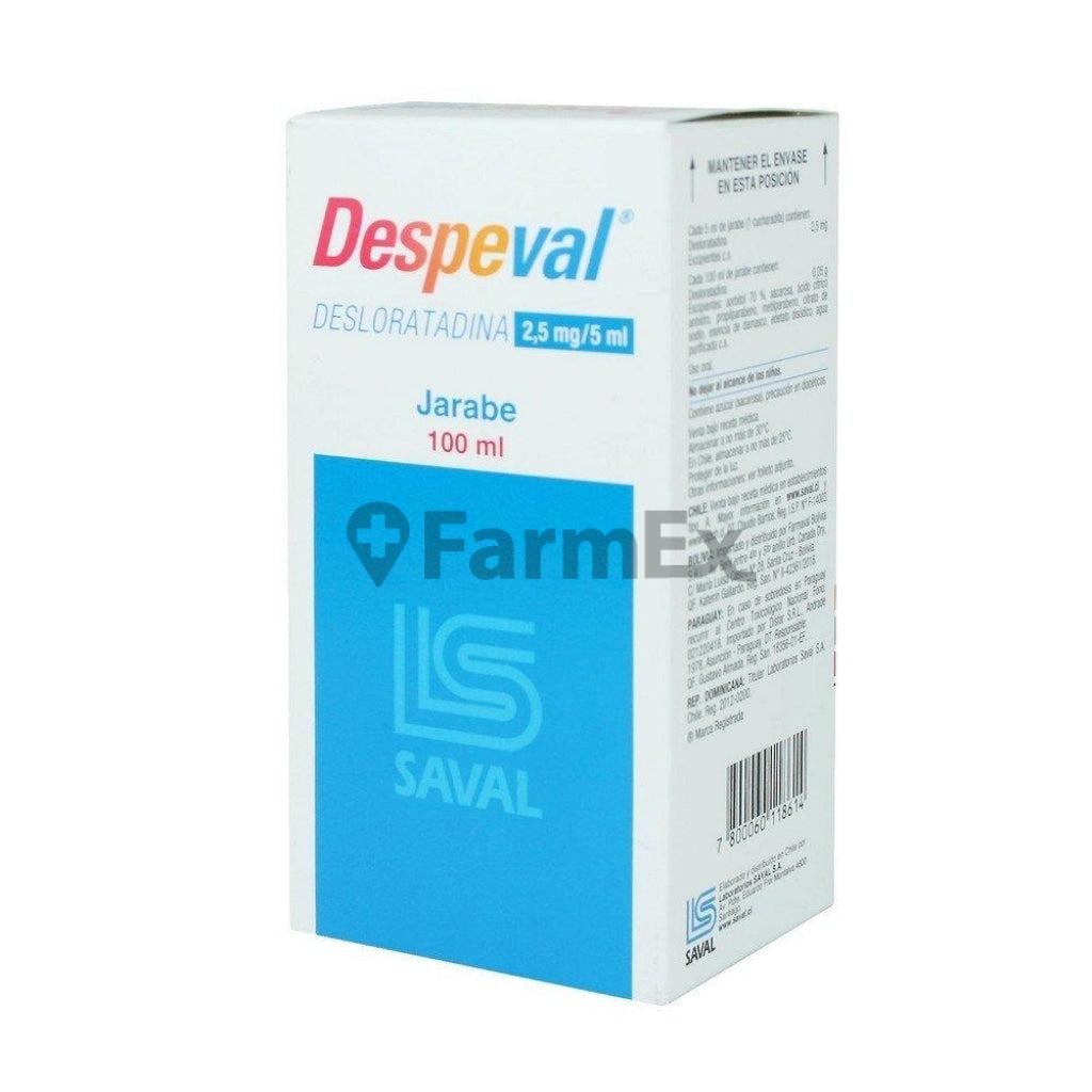 Despeval Jarabe 2,5 mg / 5 mL x 100 mL.