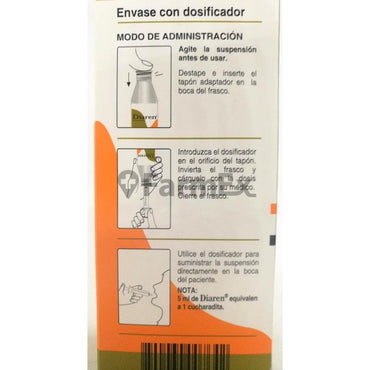 Diaren Suspensión x 100 mL Farmex-MiaHealth-Persistente