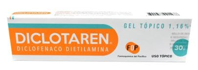 Diclotaren (Diclofenaco) gel tópico 1,16% x 30 g.