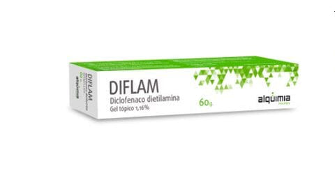 Diflam Dietilamina gel tópico 1,16% x 60 gramos (SCL)
