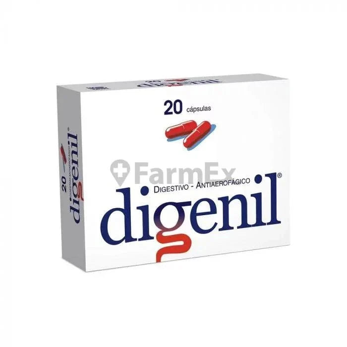 Digenil x 20 cápsulas. Farmex-Fonasa