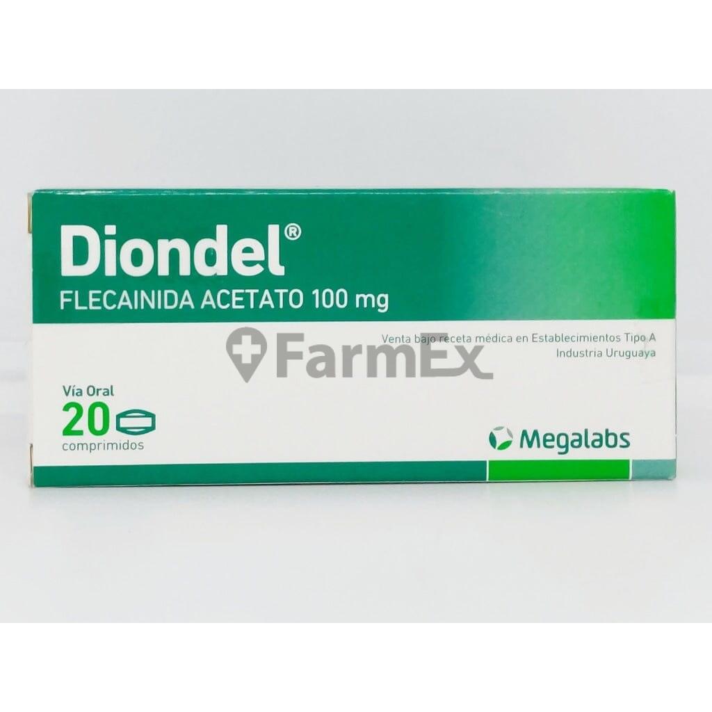 Diondel 100 mg x 20 comprimidos.