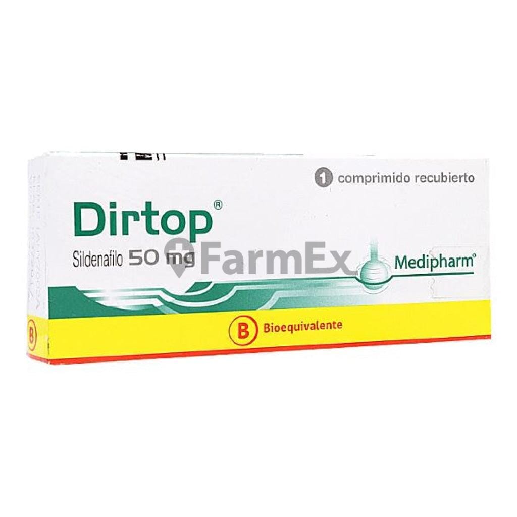 Dirtop 50 mg x 1 comprimidos Farmex-VidaTres-Persistente