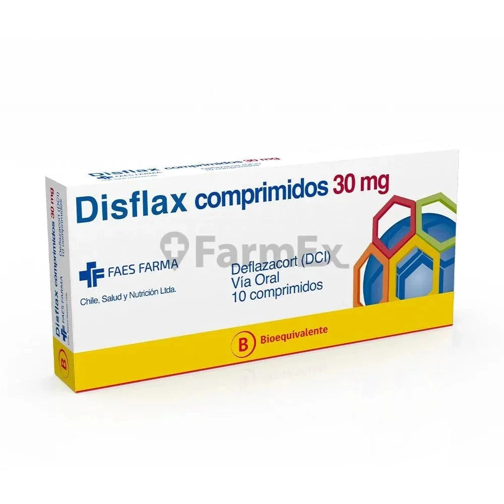 Disflax 30 mg x 10 comprimidos Farmex-Pluxee-Persistente