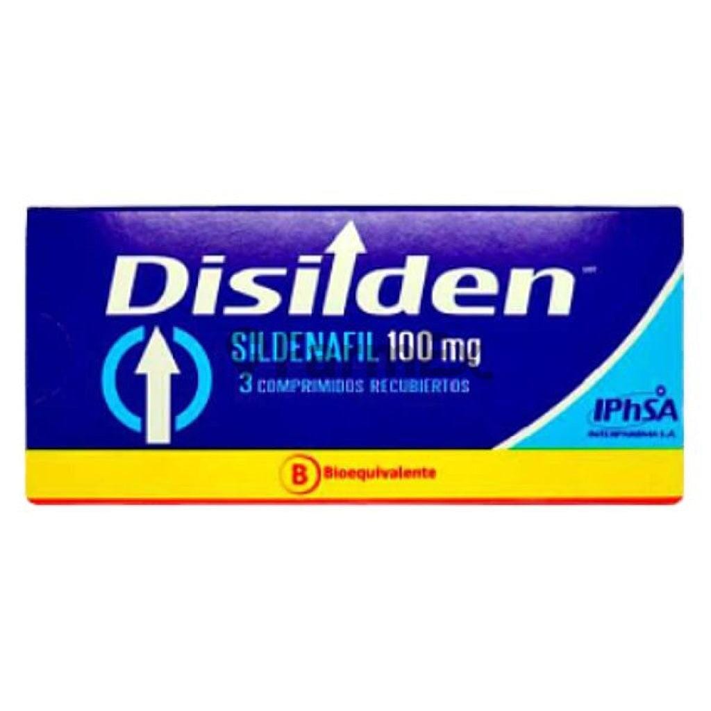 Disilden 100 mg x 3 comprimidos. Farmex-Fonasa