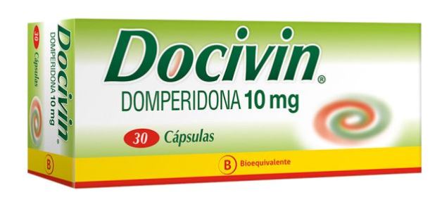 Docivin (domperidona) 10 mg x 30 cápsulas.