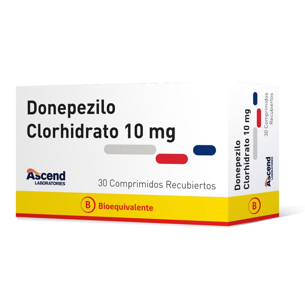 Donepezilo 10 mg x 30 comprimidos recubiertos ascend