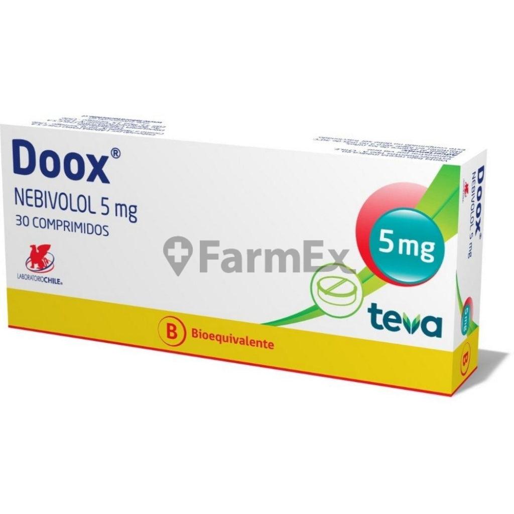 Doox Nebivolol 5 mg x 30 comprimidos.