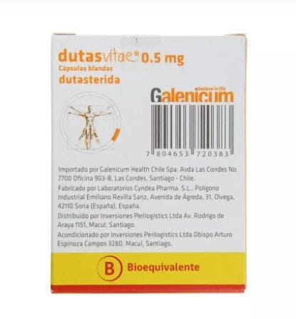 Dutasvitae 0.5 mg x 30 cápsulas blandas Farmex-Pluxee-Persistente