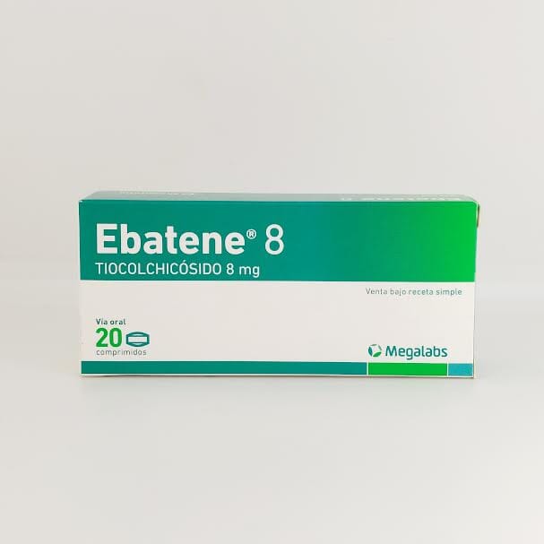 Ebatene 8mg 20 Comprimidos.