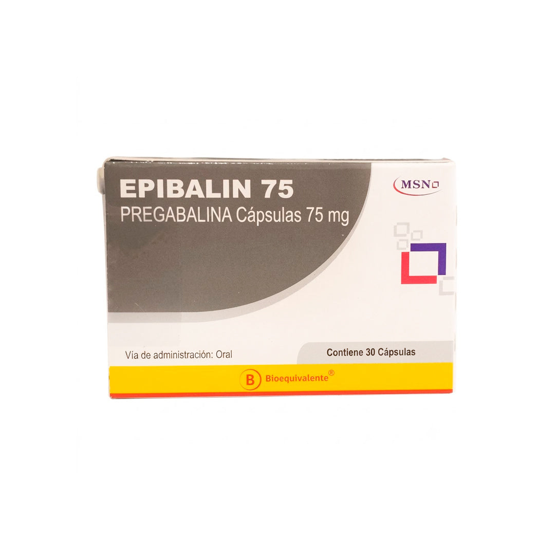 Epibalin 75 mg X 30 Cápsulas