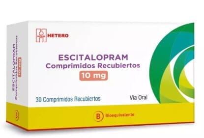 Escitalopram 10mg x 30 Comprimidos (Hetero) Farmex-Pluxee-Persistente