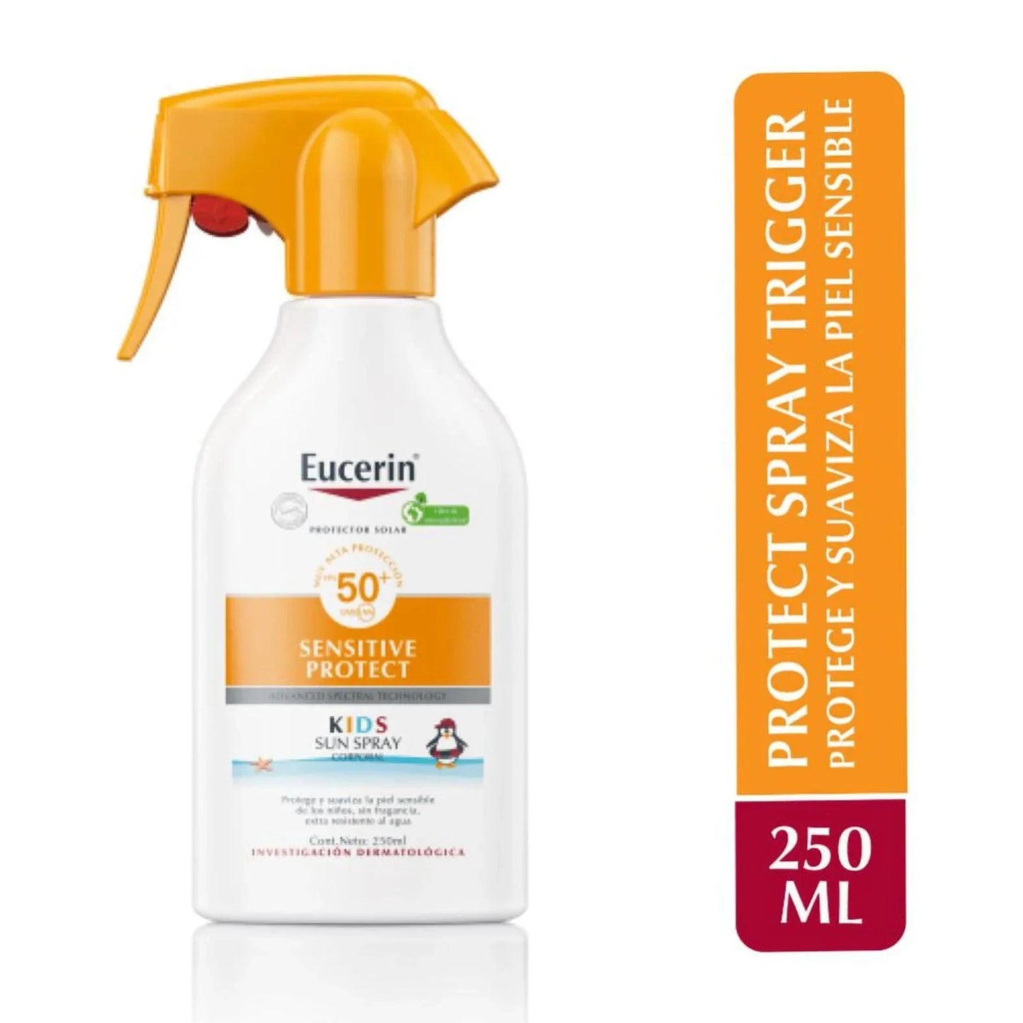 Eucerin Kids fps 50 "sun spray corporal" x 250 ml.