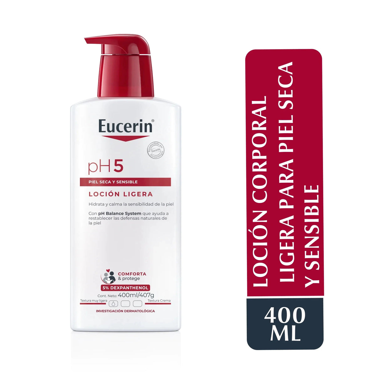 Eucerin pH 5 loción ligera piel seca y sensible x 400 mL BEIERSDORF