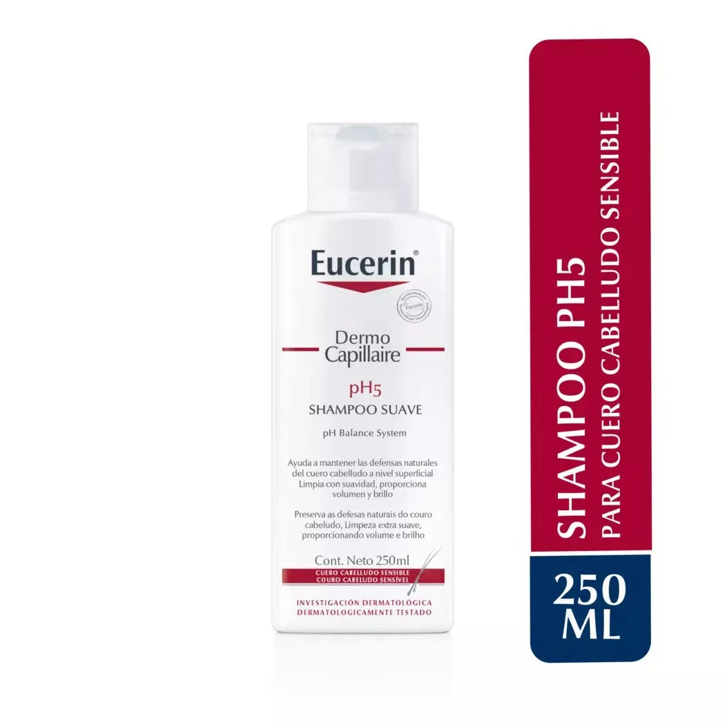 Eucerin Shampoo pH5 Dermo Capilar x 250 mL / 278 g.