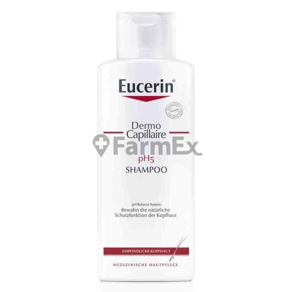 Eucerin Shampoo pH5 Dermo Capilar x 250 mL / 278 g Farmex-Pluxee-Persistente
