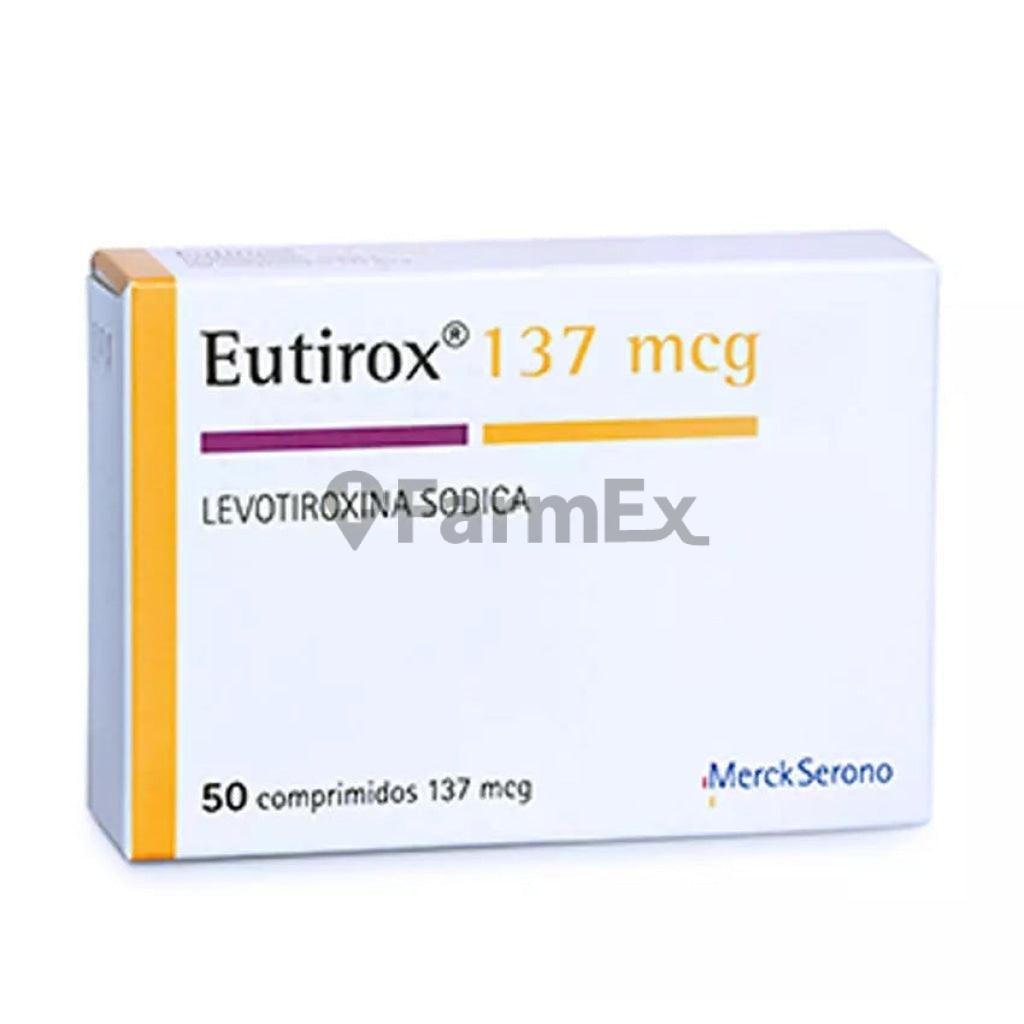 Eutirox 137 mg x 50 comprimidos.