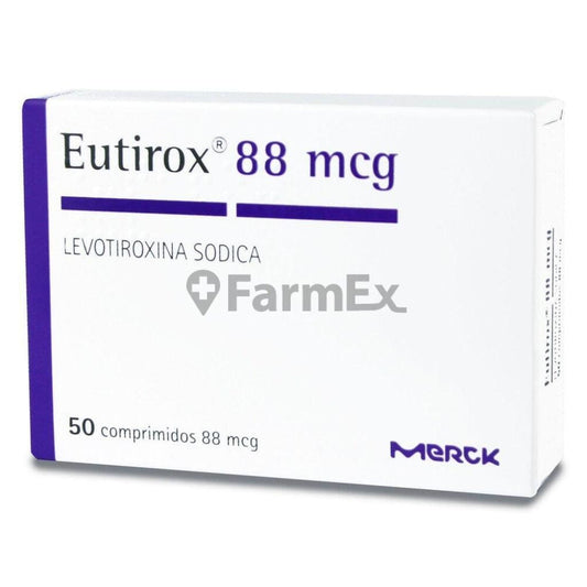 Eutirox 88 mcg x 50 comprimidos Farmex-VidaTres-Persistente