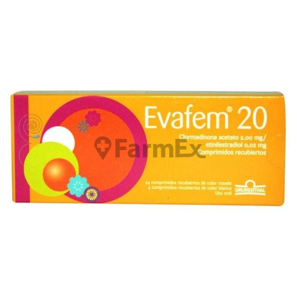 Evafem 20 x 28 comprimidos.