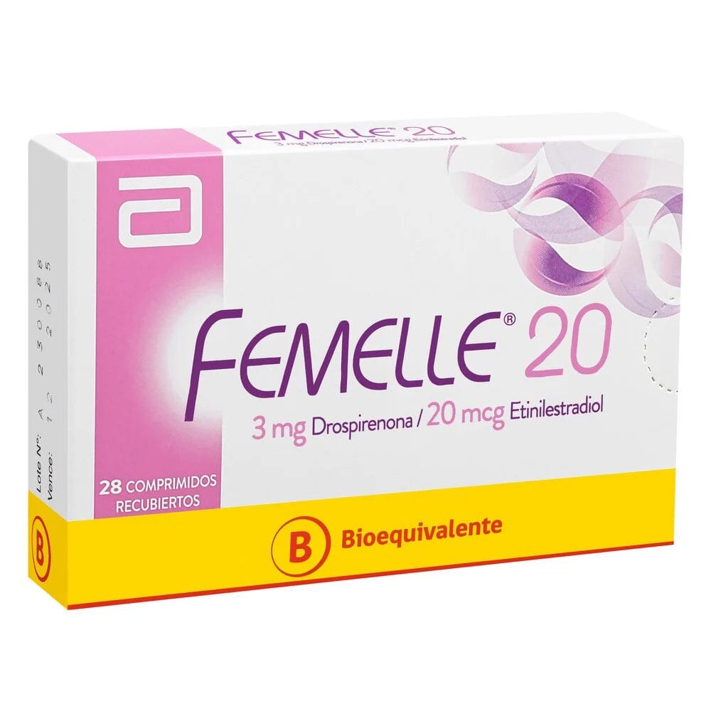 Femelle 20 x 28 comprimidos.