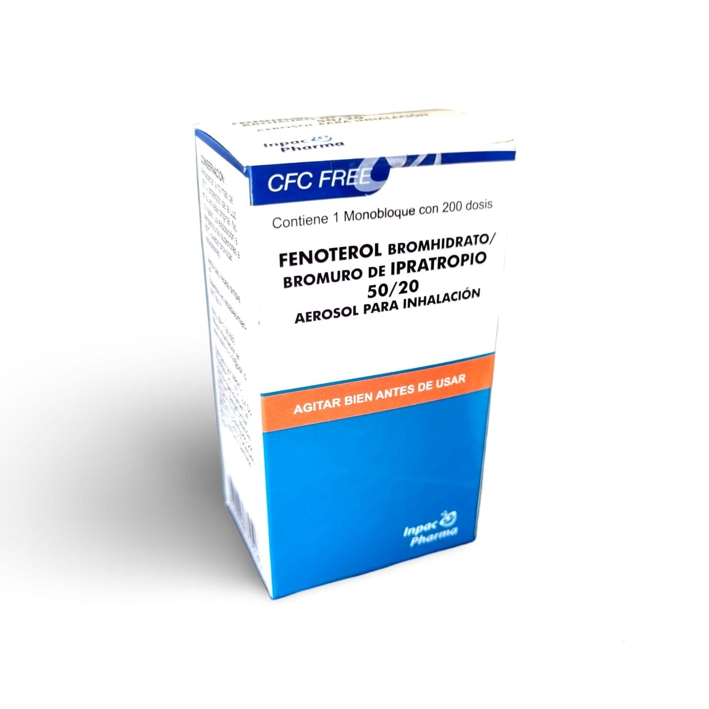 Fenoterol/Ipratropio 50/20 mcg AER INH x 200 dosis "Ley Cenabast".