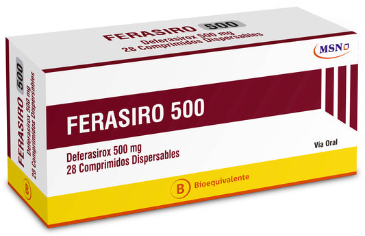 Ferasiro 500mg X 28 tabletas dispersables