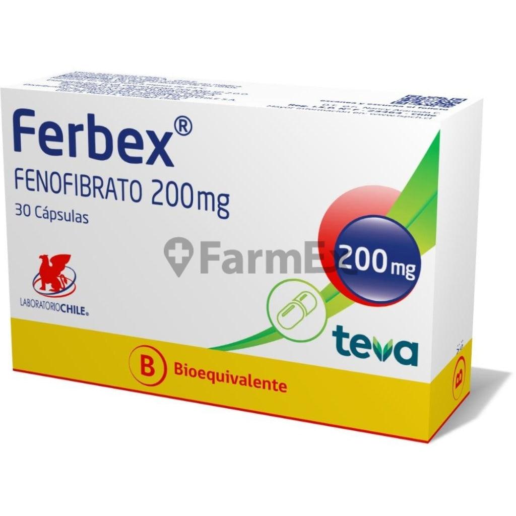 Ferbex 200 mg x 30 cápsulas.