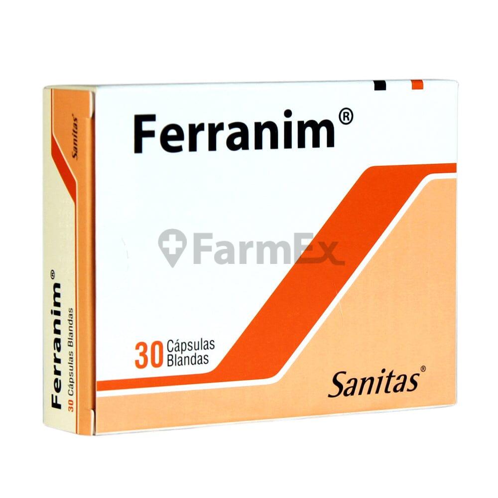 Ferranim x 30 cáps "Ley Cenabast".