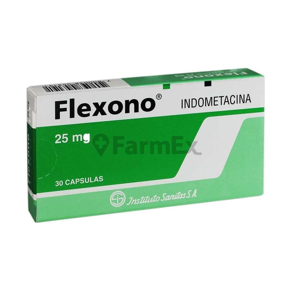 Flexono 25 mg x 30 cápsulas Farmex-BanMedica-Persistente