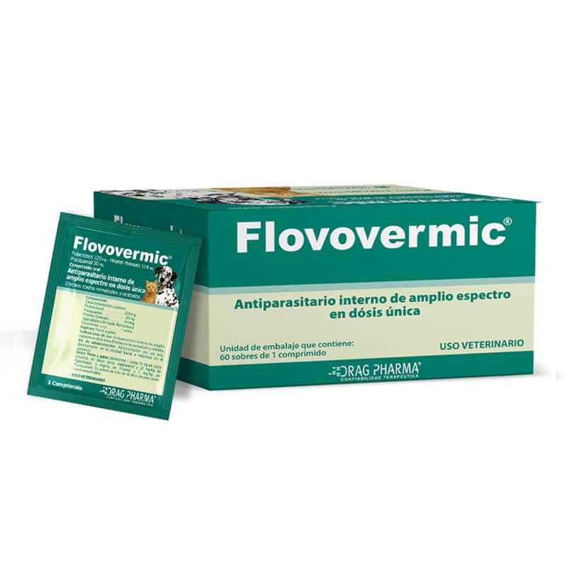 Flovovermic® 1 comprimido Perros y Gatos Farmex-Pluxee-Persistente