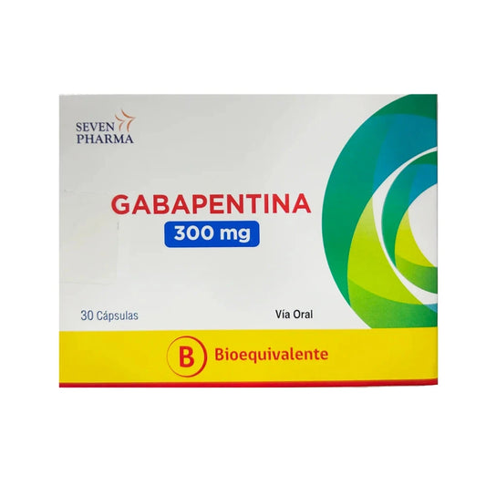 Gabapentina 300 Mg x 60 Cápsulas "Ley Cenabast" SEVEN PHARMA
