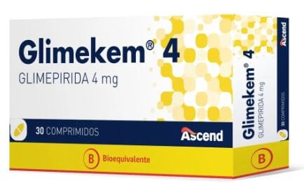 Glimekem 4 mg x 30 comprimidos.