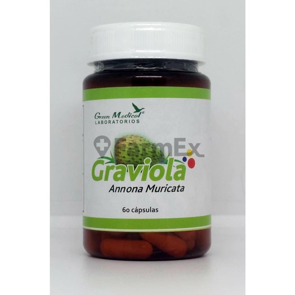 Graviola "Annona Muricata" x 60 capsulas Farmex-MiaHealth-Persistente