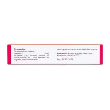 Haloperidol 1Mg x 30 comprimidos (Cenabast) SYNTHON