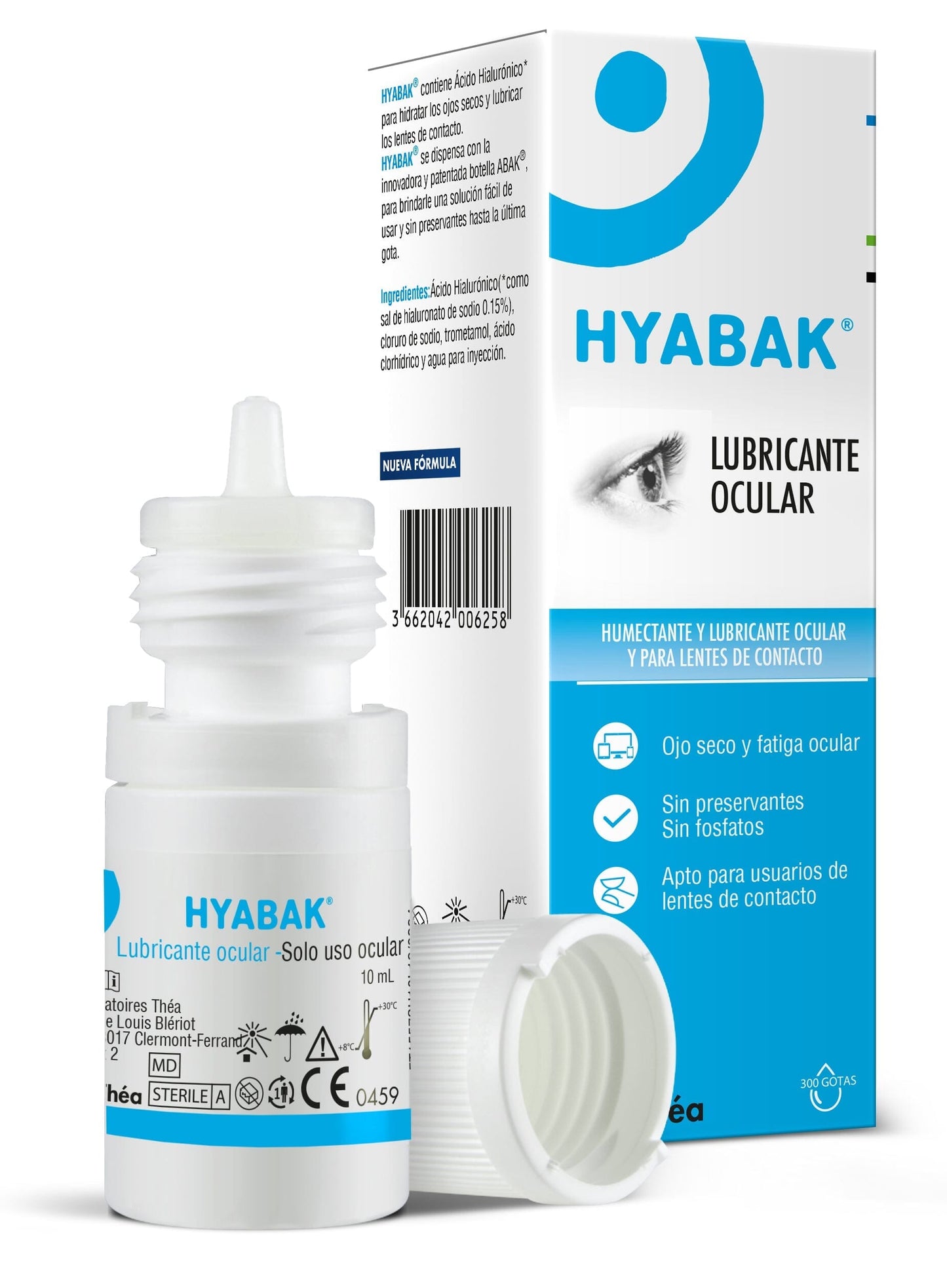 Hyabak Gotas Oftálmicas x 10 mL Farmex-MiaHealth-Persistente