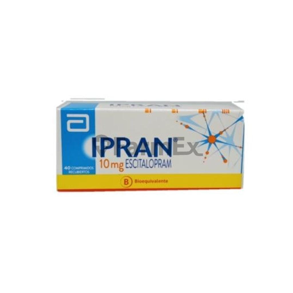 Ipran 10 mg x 40 comprimidos Farmex-Receta Solidaria-Persistente