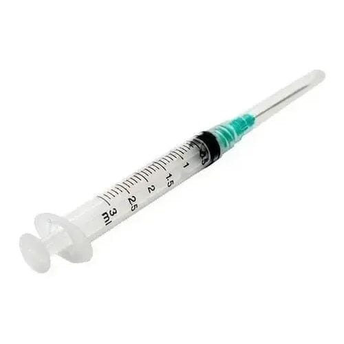 Jeringa 3 ml (Con aguja calibre 21G) BD Emerald