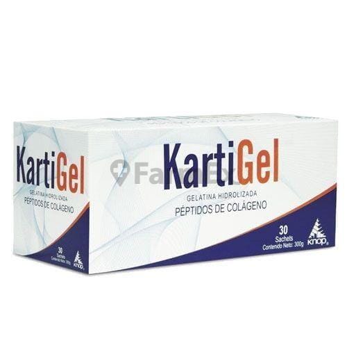 KartiGel "Colágeno Hidrolizado" x 30 sobres Farmex-MiaHealth-Persistente