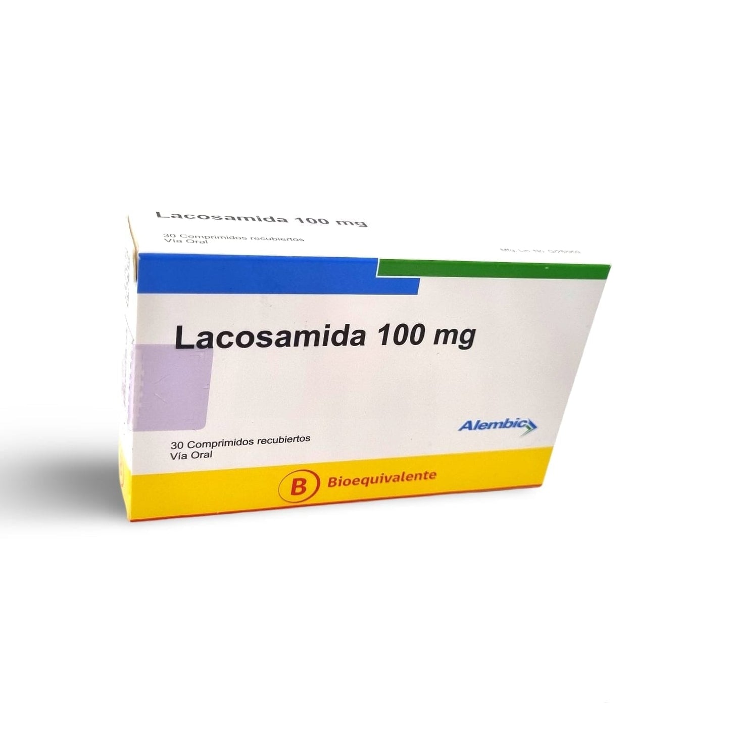 Lacosamida 100 mg x 30 Comprimidos Recubiertos Farmex-Pluxee-Persistente