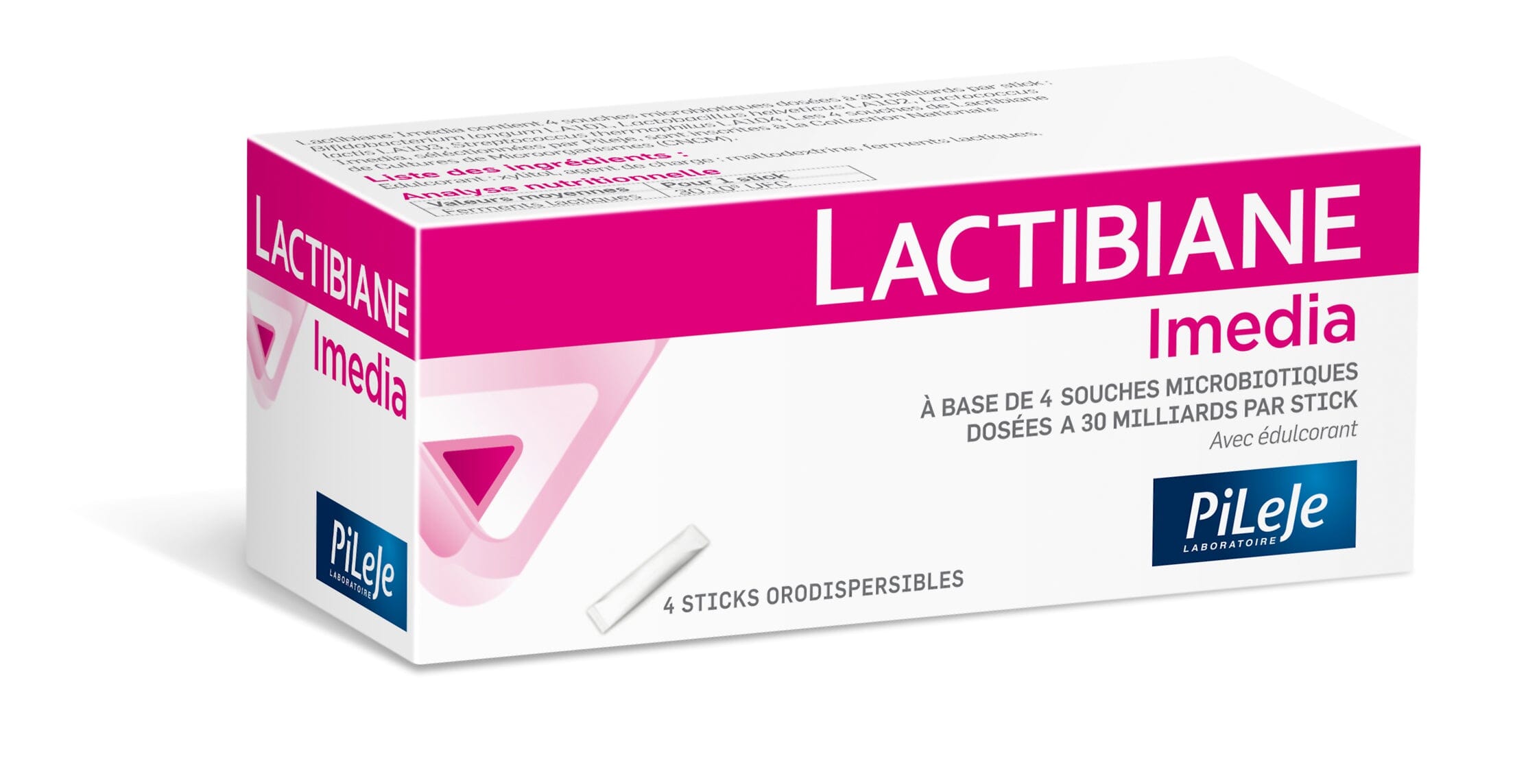 Lactibiane Imedia x 4 sticks orodispersables Pileje