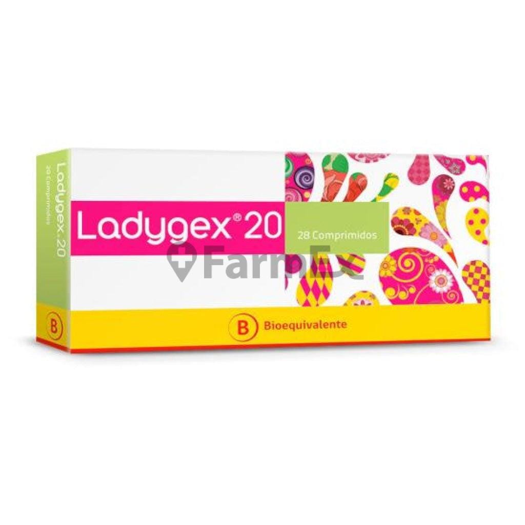 Ladygex 20 x 28 comprimidos susc-1 de 6 meses Farmex-Suscripciones-Persistente