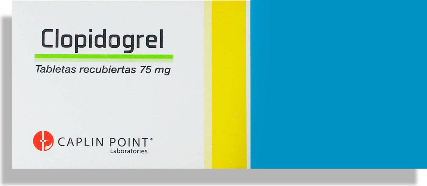 Clopidogrel 75 mg x 30 comprimidos "Ley Cenabast"