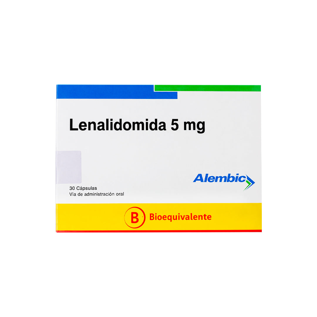 Lenalidomida 5 mg X 30 cápsulas