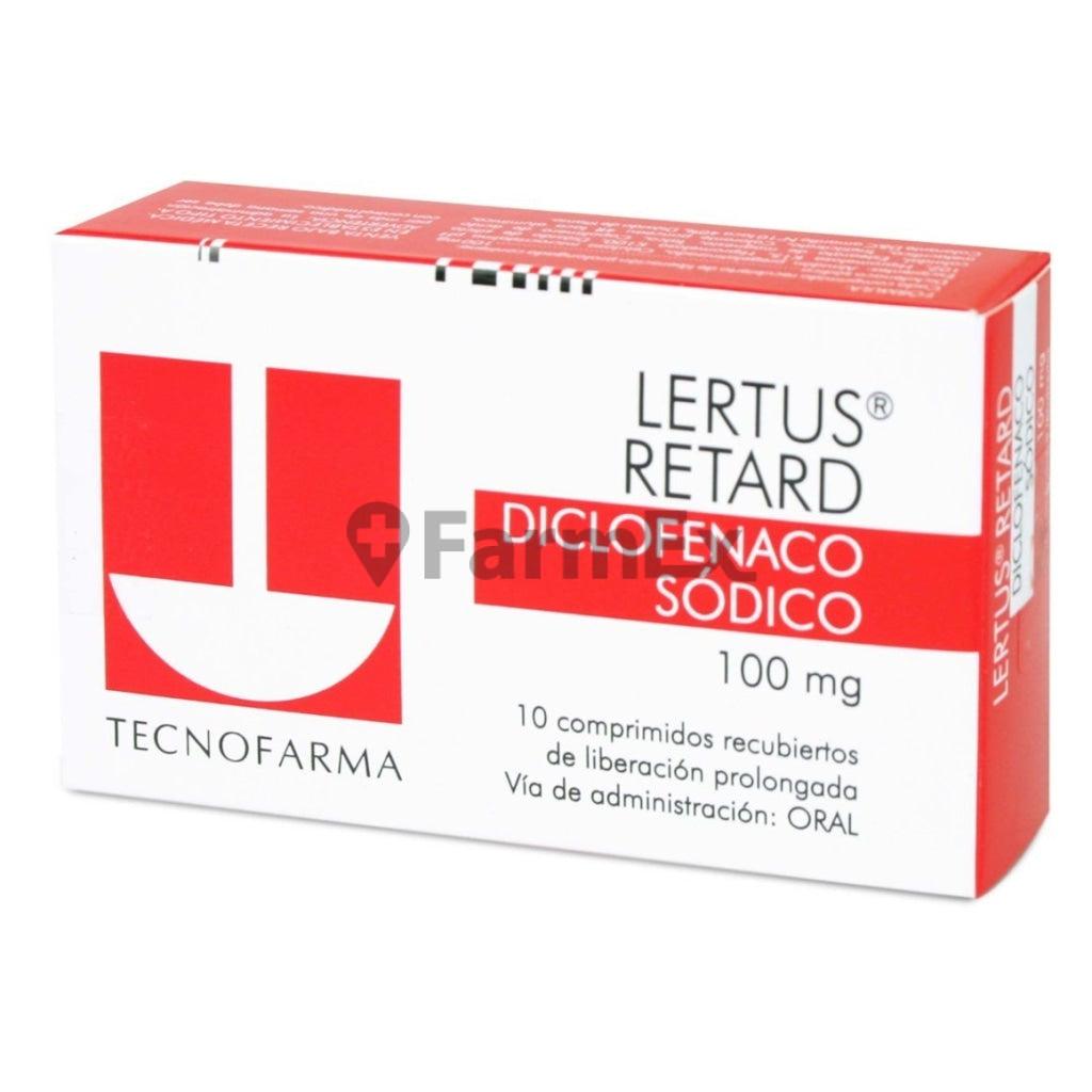 Lertus Retard 100 mg x 10 comprimidos.