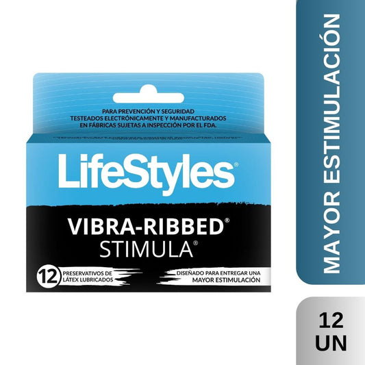 Preservativos Lifestyles Stimula x 12 unidades