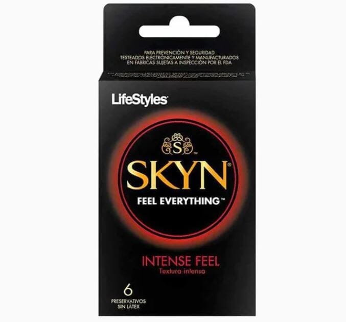 LifeStyles Skyn Intense Feel x 6 Preservativos Sin Latex Farmex-Pluxee-Persistente