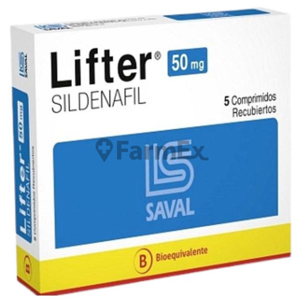Lifter 50 mg x 5 comprimidos.